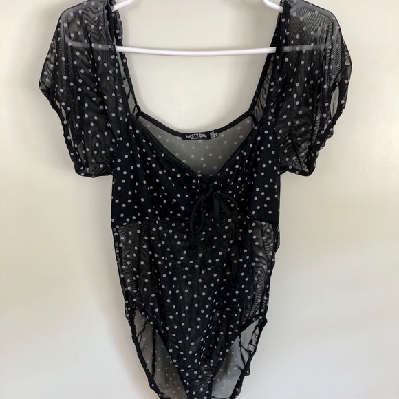 Nasty Gal Tops - Nasty Gal off the shoulder bodysuit